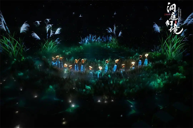 沉浸式5D生态剧场《洞庭幻境》。省科技厅供图
